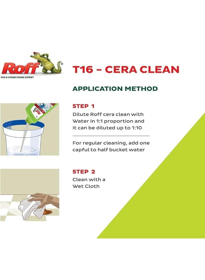 Roff Cera Tile Cleaner,500 ml Rapid Action Tile, Concentrated Liquid for Tough Stains,Multi-surface Floor and Tile Cleaner -(Roff Tile Cleaner) - Image 3