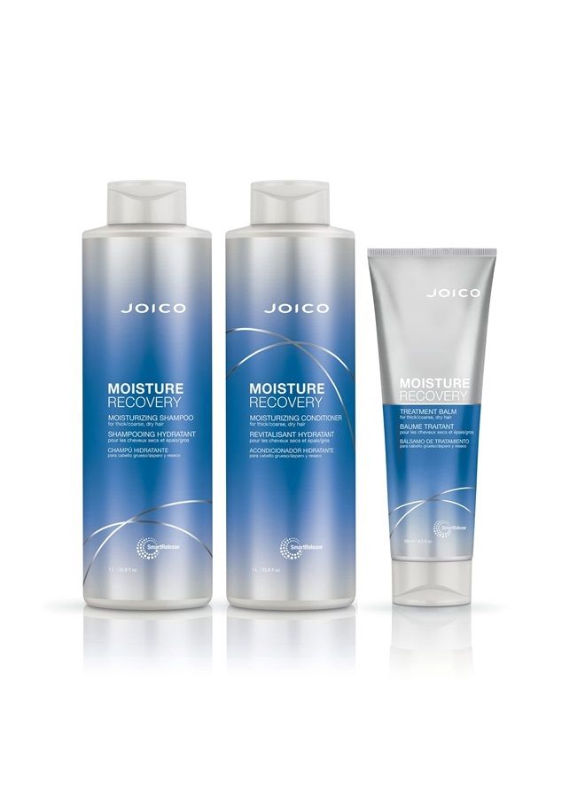 JOICO Moisture Recovery Moisturizing Shampoo | For Thick, Coarse, Dry Hair | Restore Moisture, Smoothness, Strength, & Elasticity | Reduce Breakage | With Jojoba Oil & Shea Butter | 33.8 Fl Oz - Image 4