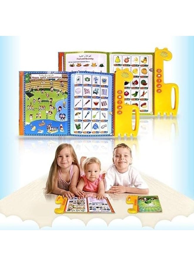 TIME Early Education Educational Toys E-book Arabic English Children Voice Reading Book Touch Children's English Arabic Learning hine Arabic Learning Arabic Audio Books  - Image 4