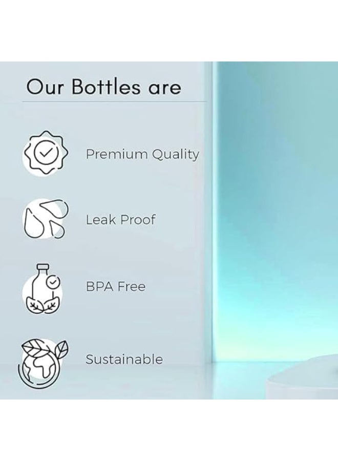 NICE Portable Glass Flask – 400ml Leak-proof Water Bottle, Stylish Travel Flask for Hot & Cold Beverages, Durable & Eco-friendly Design,  Emerald green - Image 5