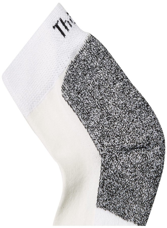 ثورلوس جوارب ثورلوس LRXM الرياضية الرقيقة المبطنة، أبيض/كحلي، مقاس متوسط - Image 2