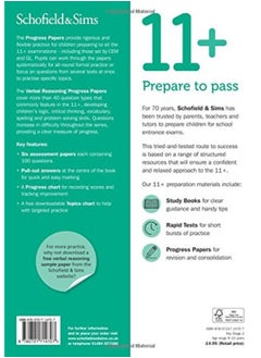11+ Verbal Reasoning Progress Papers Book 1: KS2, Ages 9-12  - Image 1