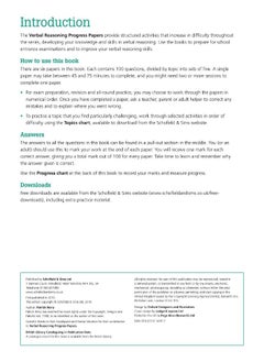11+ Verbal Reasoning Progress Papers Book 1: KS2, Ages 9-12  - Image 5