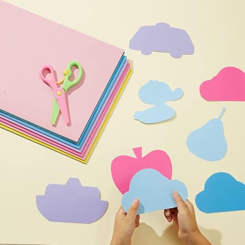 KRASHTIC A4 Colored Sheets Paper For School Assignment, Project, Art and Craft, For Origami and office work Pack of 100 Sheets - Image 5