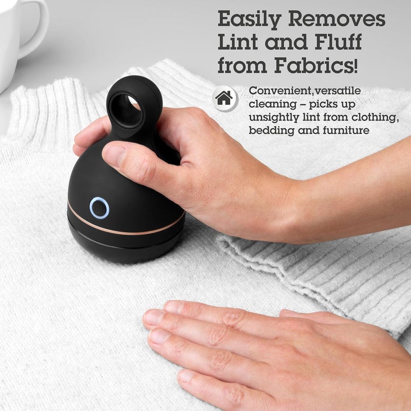 Beldray Electric Fabric Shaver - Rechargeable Lint Remover, Remove Bobbles & Pills, Trim Excess Threads and Smooth, Includes USB Cable & Cleaning Brush, Suitable for All Fabrics, 45 Minutes Run Time - Image 4