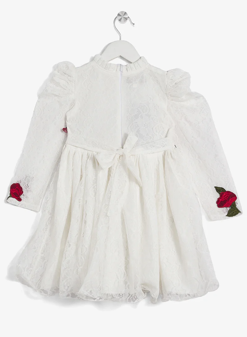Little Golden Apple Little Lace Rose Dress