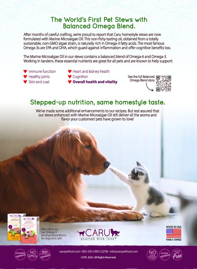 CARU Classics Chicken & Wild Cod Stew Wet Cat Food, 5.5-oz Box, case of 12 - Image 4