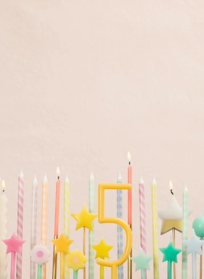 ميري ميري Rainbow Daisy Candles