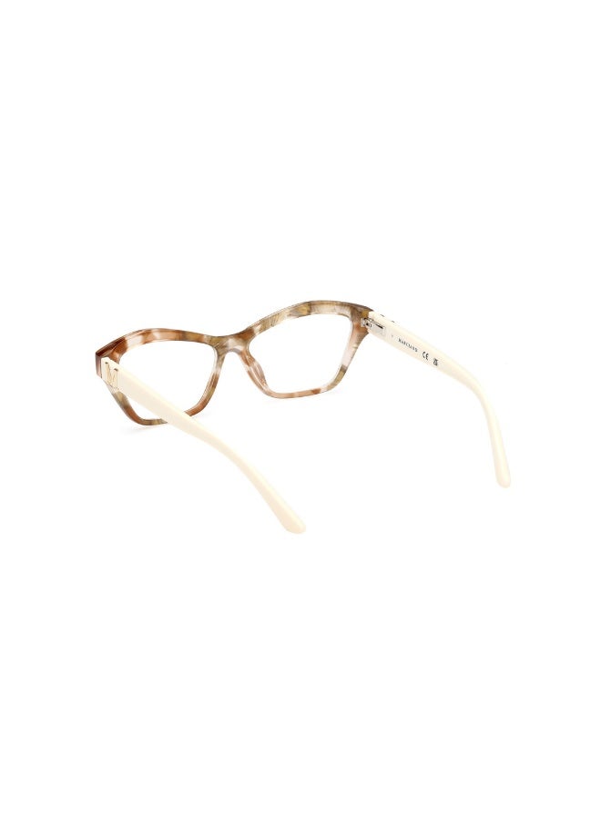 جس نظارة طبية بشكل عين قطة للنساء بأذرع من الأسيتات GM0396  مقاس 55 - هافانا - Image 3