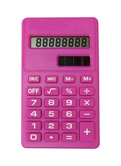 NIBEMINENT Handheld Pocket Size Basic Calculator Rose Red 
