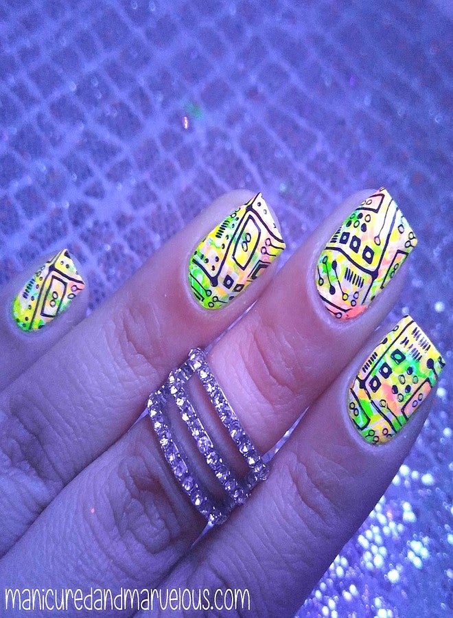 Winstonia Nail Art Stamping Plates 20 Pcs Bundle Set Manicure Stencils Easy Stamps Disc, 3rd Generation - Image 5