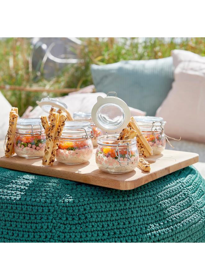 erorex Jar with lid, clear glass, 13 cl - Image 3