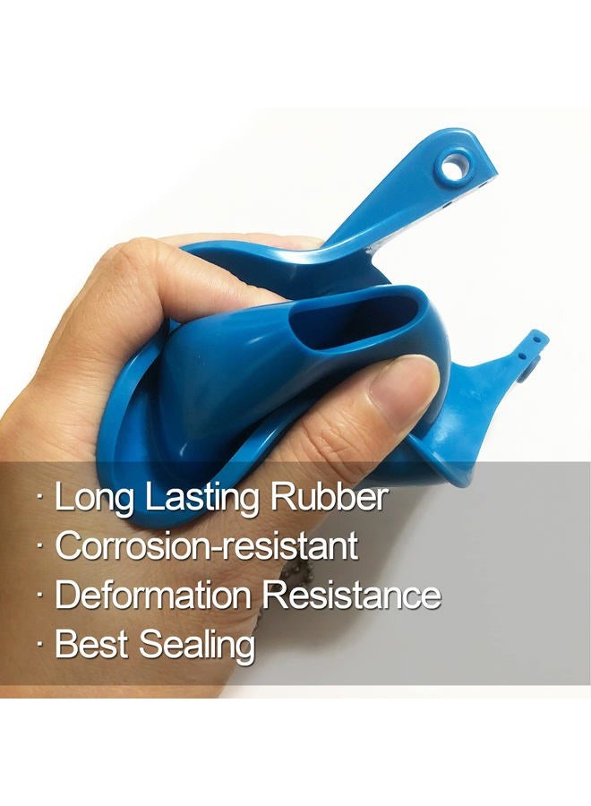 Uming Toilet Flapper Replacement kit 3 Inch for TOTO Toilet Tank Flapper Stopper Flap Plug 3'' Easy to Install w/Stainless Chain Rubber fit 3-inch Flush Valve for G-Max, THU499S, THU331S, THU175S & 2021BP - Image 4