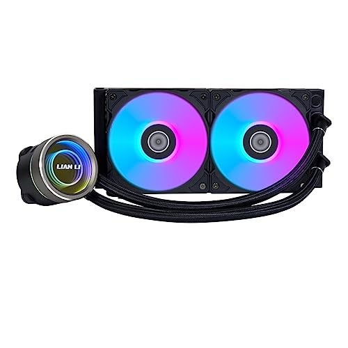Lian LIANLI Water Cooling Kit Galahad Series II Trinity 240 Black 11 inch 27 mm Thick Radiator with ARGB Fan - Image 3
