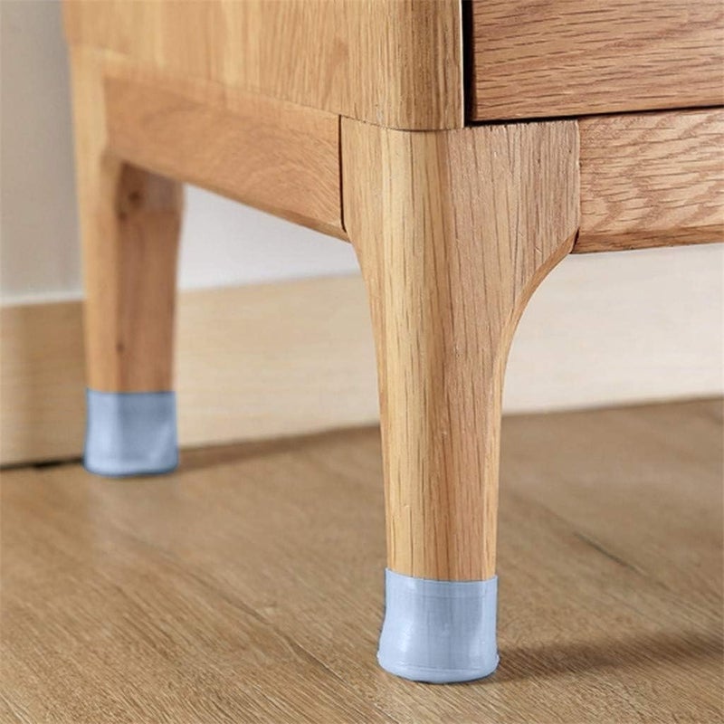 Furniture Star Protectors - Set of 8 High Quality Silicone. Scratch and Noise Protection Easy to Install, Fits Chairs, Sofas and Other Furniture. - Generic