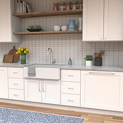 Hickory Hardware 1 Pack Solid Core Kitchen Cabinet Pulls, Luxury Cabinet Handles, Hardware for Doors & Dresser Drawers, 5-1/16 Inch (128mm) Hole Center, Stainless Steel, Greenwich Collection - Image 3