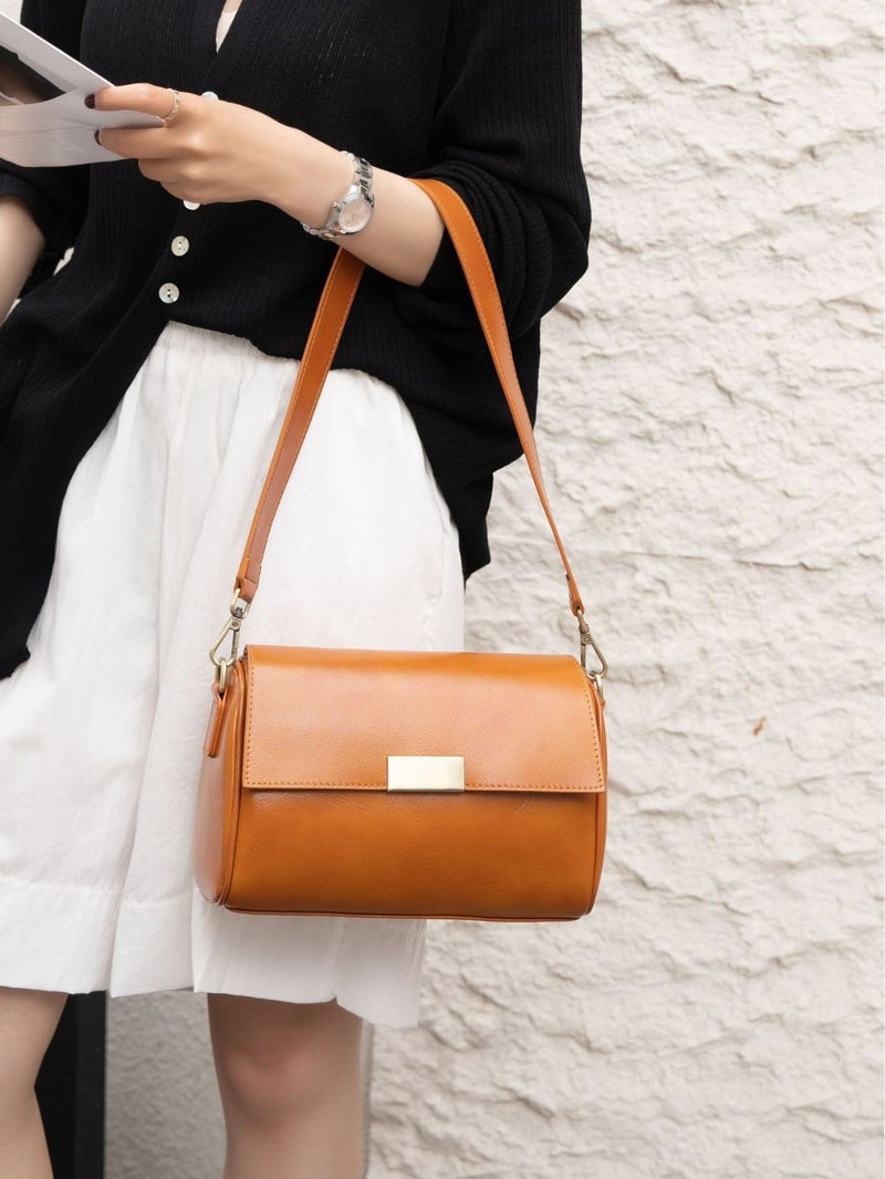 First-Layer Cowhide Retro Women'S Bag Armpit Bag Women'S Fashion Crossbody Bag High-Quality Genuine Leather Shoulder Bag - Image 3