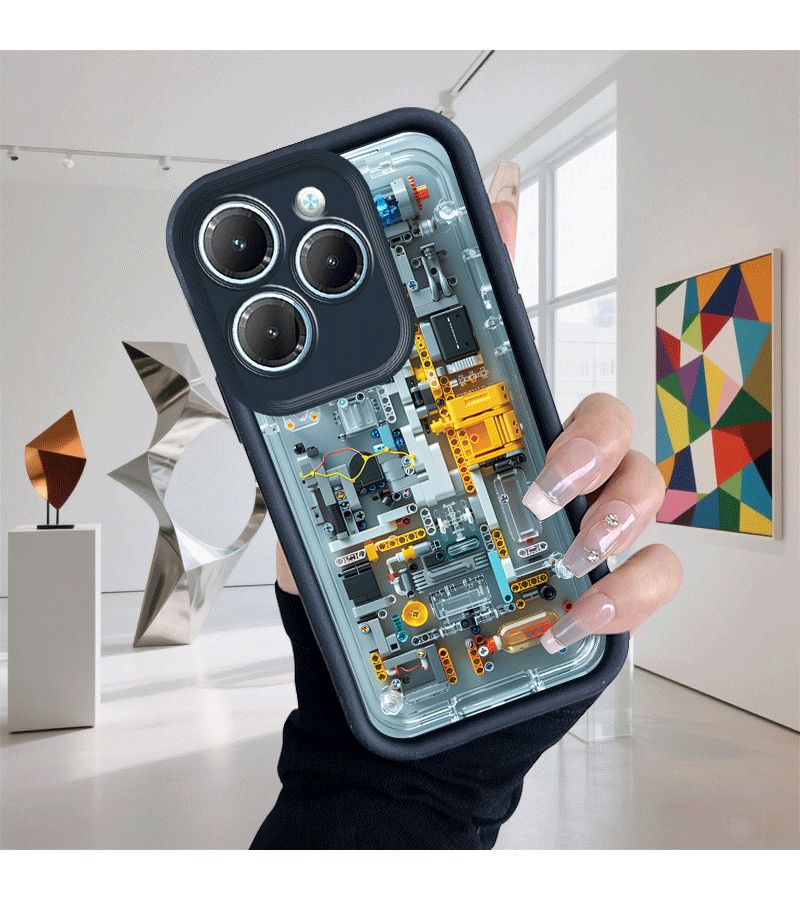 Phone Case Building Block Component Compatible With Hot 50 Pro 4G Mixed Color 1 - Image 4