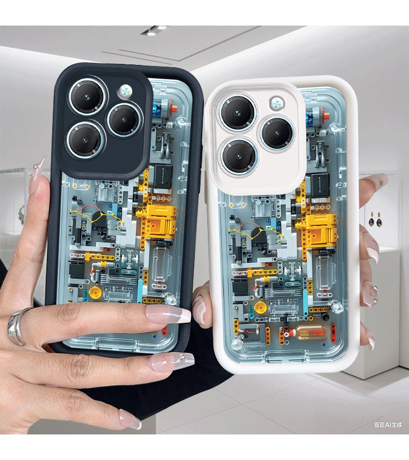 Phone Case Building Block Component Compatible With Hot 50 Pro 4G Mixed Color 1 - Image 2