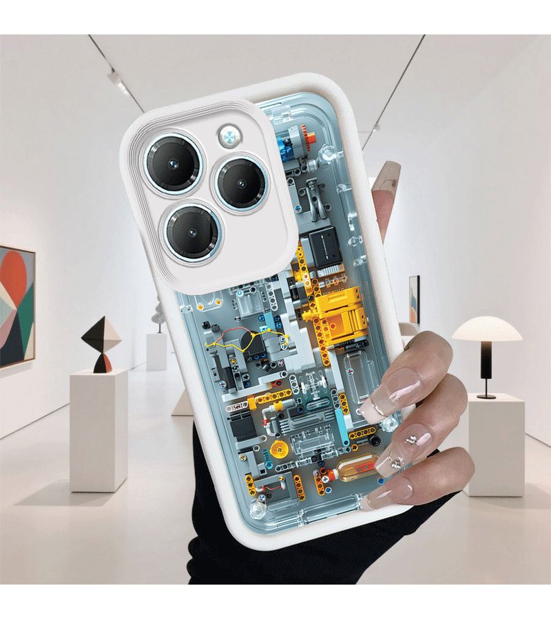 Phone Case Building Block Component Compatible With Hot 50 Pro 4G Mixed Color 1 - Image 3
