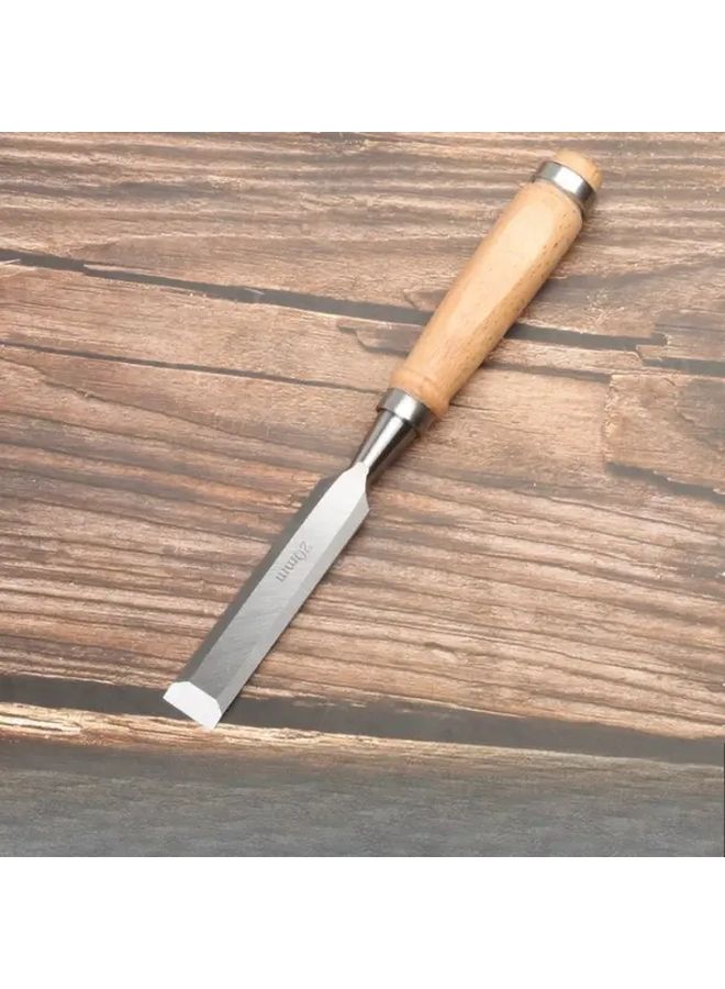 Variant Color Heavy Duty Steel Blade Woodworking Chisel Curved Wood Handle Non Slip Grip - Image 1