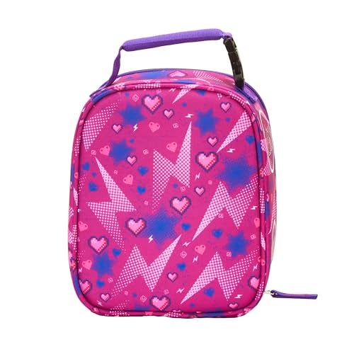 LEGO CHARACTER Lunch Box, Insulated Soft Reusable Lunch Bag Meal Container for Boys and Girls, Perfect for School or Travel, Meal Tote - BUTTERFLY GIRL - Image 4