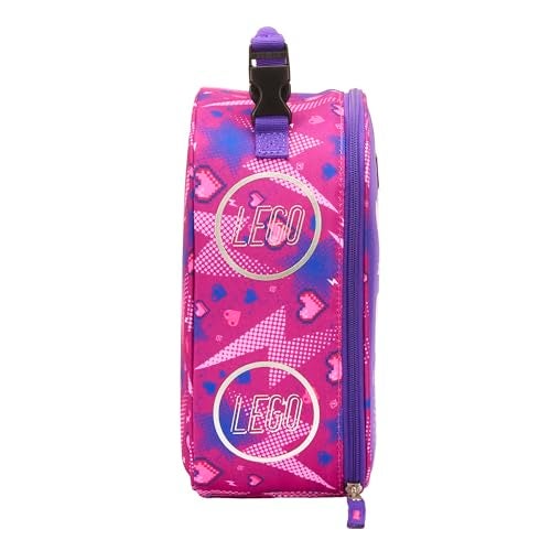 LEGO CHARACTER Lunch Box, Insulated Soft Reusable Lunch Bag Meal Container for Boys and Girls, Perfect for School or Travel, Meal Tote - BUTTERFLY GIRL - Image 3
