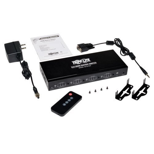 Tripp Lite 4x4 HDMI Matrix Switch for Video and Audio 1920x1200 at 60Hz / 1080p(B119-4X4), Black - Image 3