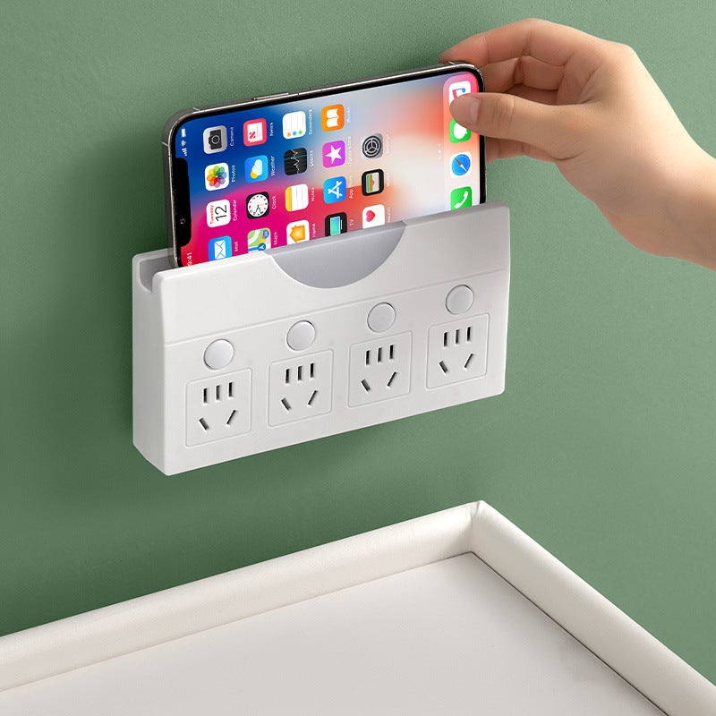 محول مقبس جانبي جديد مقبس ذكي USB نحاس نقي متعدد الوظائف مع ضوء ليلي - Image 4