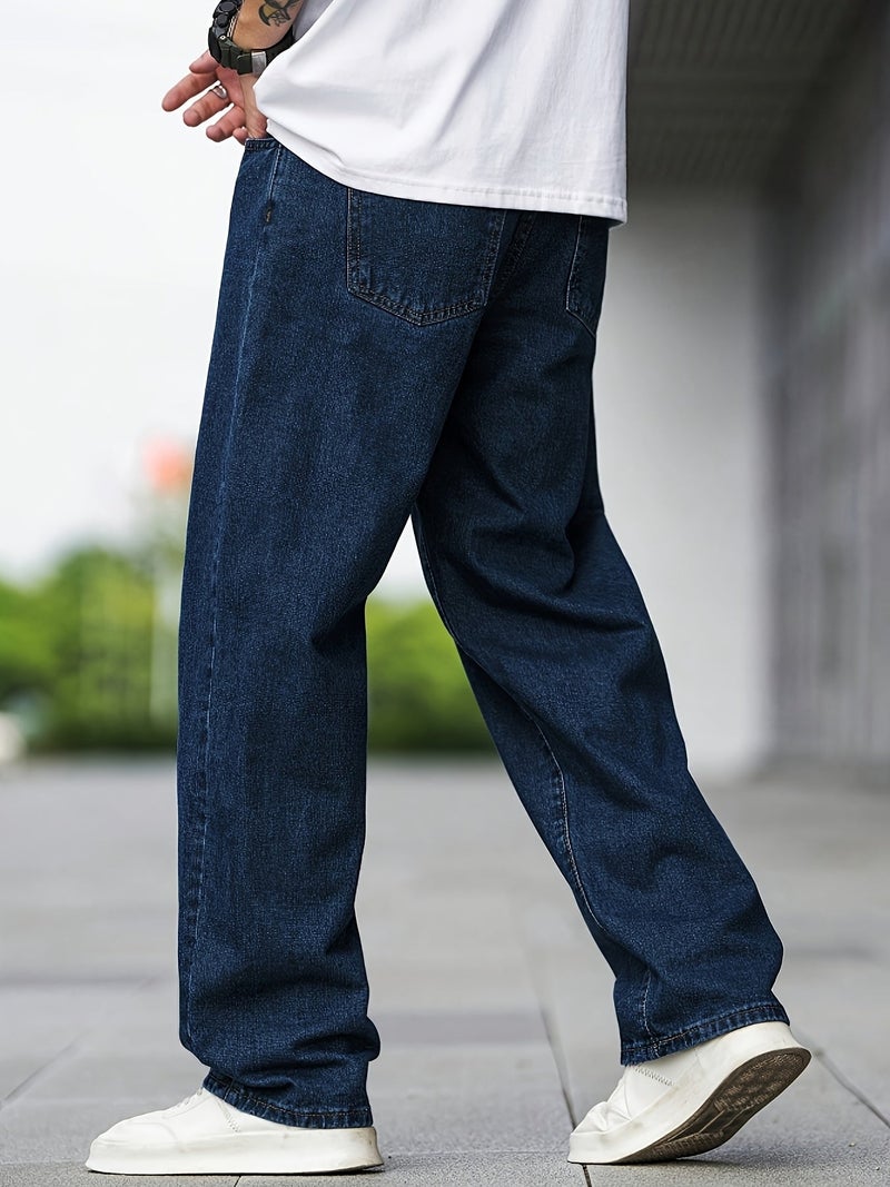 Men's Casual Jeans, Outdoor Sports, Loose Fit, Street Style - Image 5