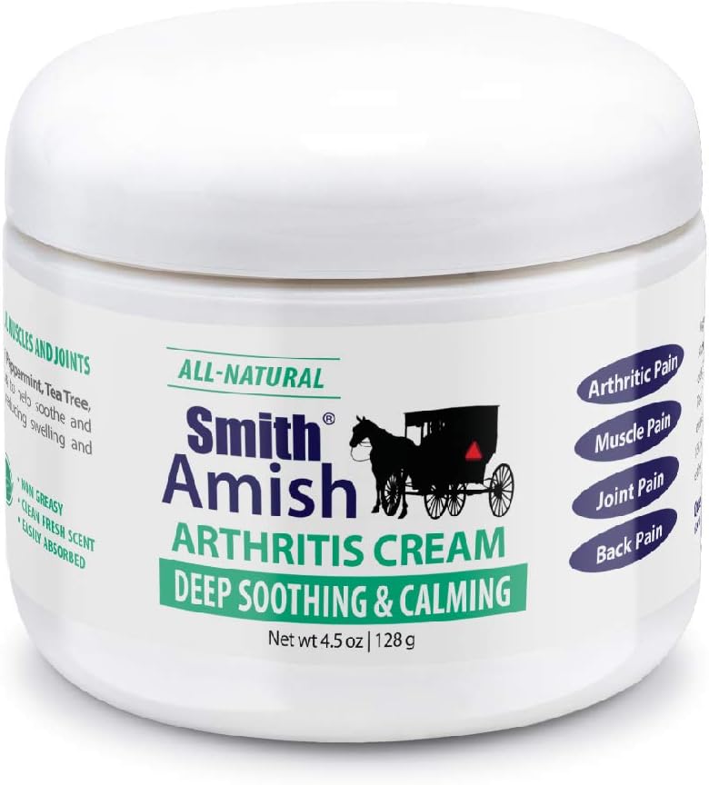 Arthritis Cream. Soothing and Cooling. 4.5 oz jar