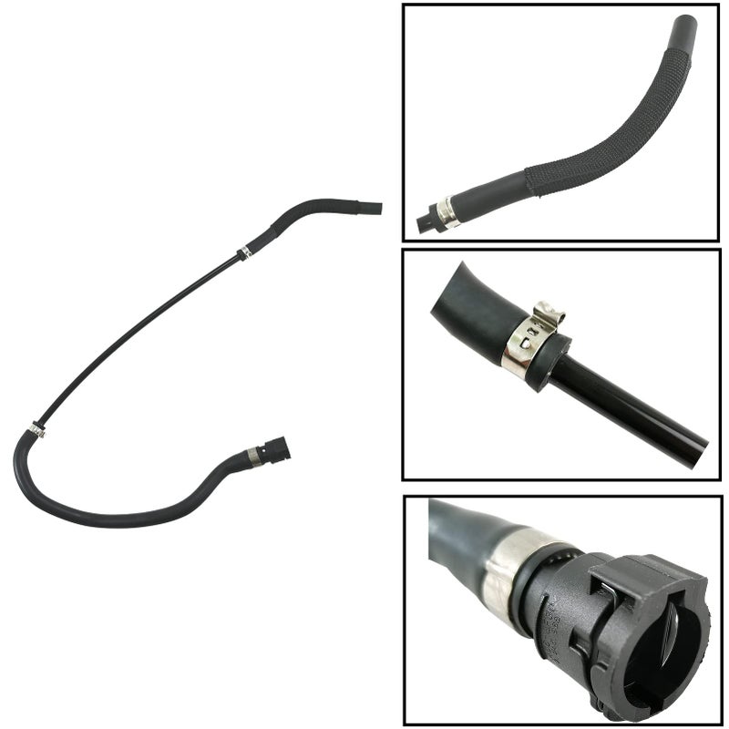 GaeaAuto Engine Lower Upper Radiator Hose Coolant Water Hose Pipe + Expansion Tank Vent Line Hose Replacement Set fit for BMW 325i 328i 330i #17127618510 17127531579 17127531581 - Image 5