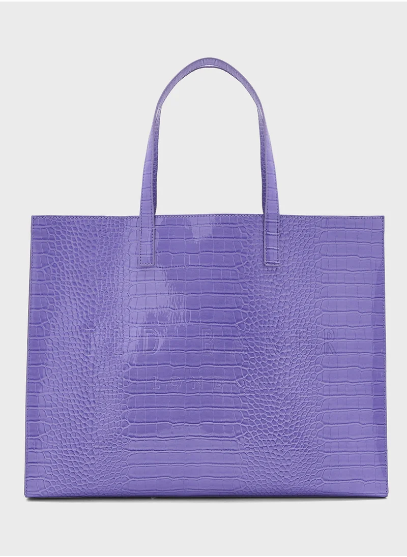 Ted Baker Wxb-Allicon-Croc Effect Extra Large Icon Tote