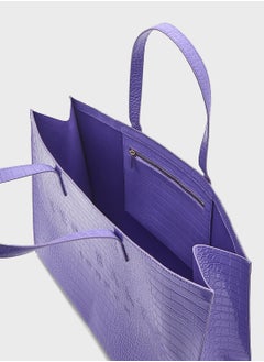 Ted Baker Wxb-Allicon-Croc Effect Extra Large Icon Tote  - Image 5