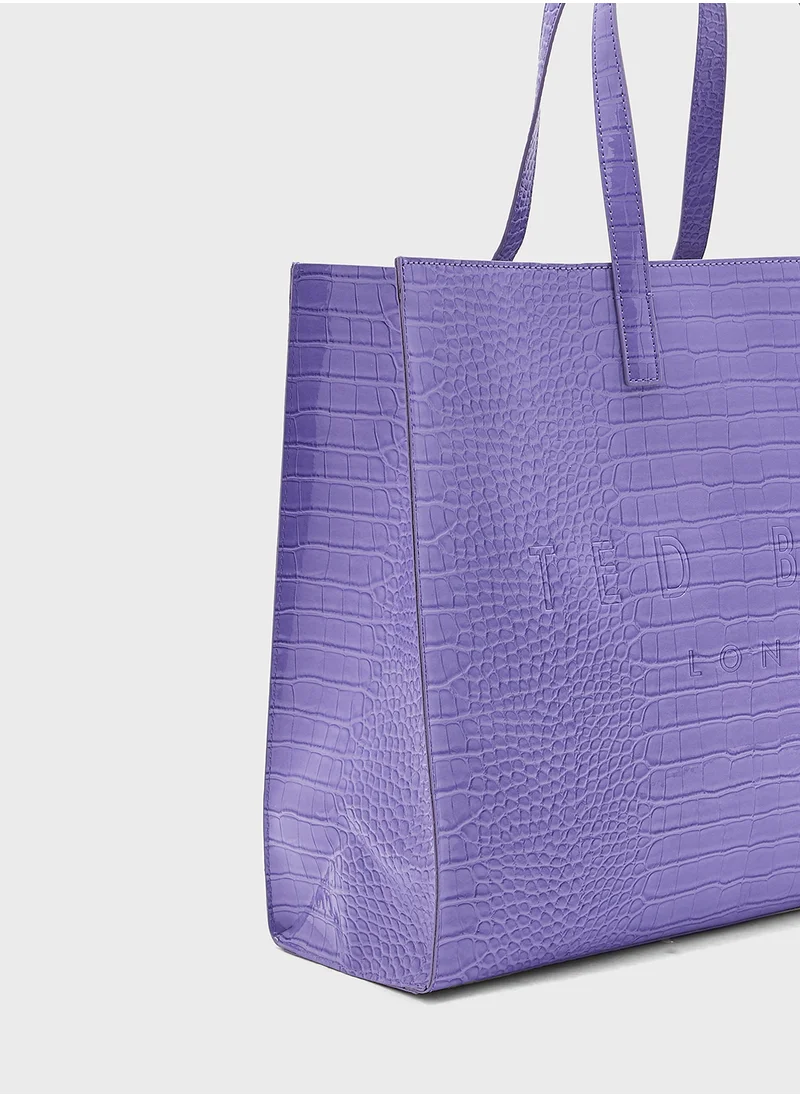 Ted Baker Wxb-Allicon-Croc Effect Extra Large Icon Tote