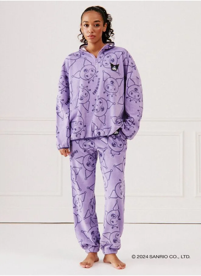 UNDIZ Kuromi fleece sweatshirt