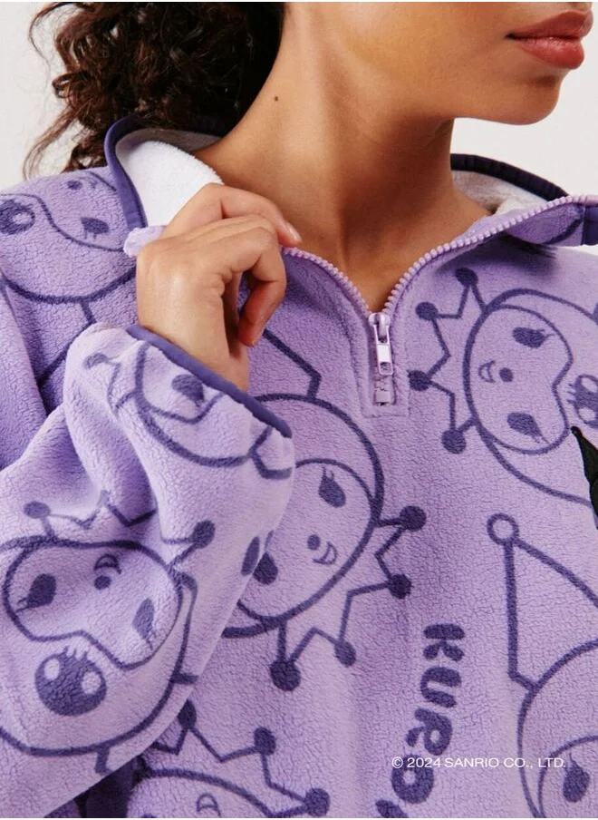 UNDIZ Kuromi fleece sweatshirt