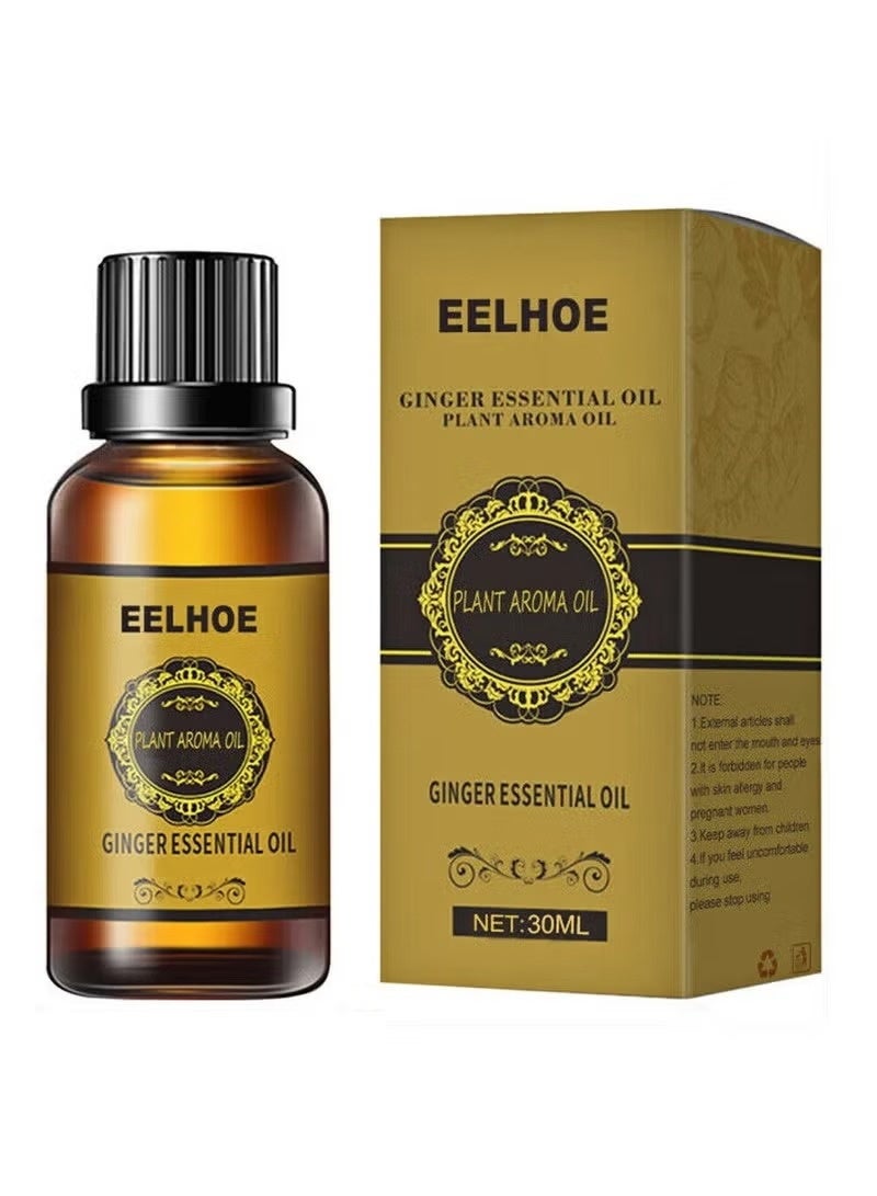 EELHOE Ginger Essential Oil Firming Slimming Belly Massage Oil Belly Shaping Essential Oil 30ML - Image 1