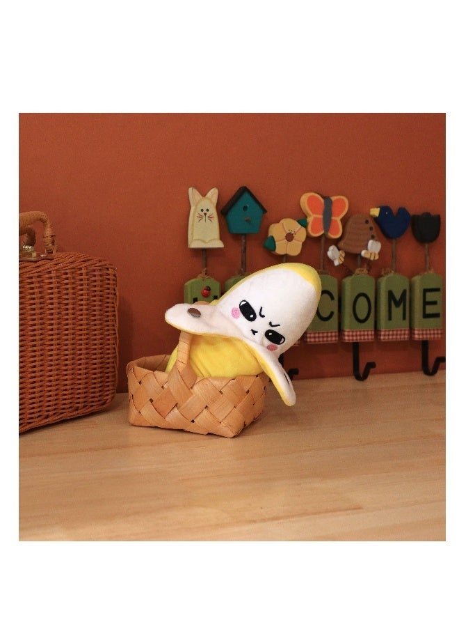Interactive musical stuffed banana toy with touch-sensitive features; soft plush doll that plays sounds and melodies; yellow - Image 3