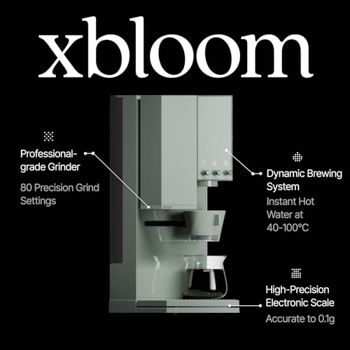 xBloom Studio Coffee Machine Drip Coffee Maker with Builtin Grinder and Scale 3 Automation Levels App Connected Pour Over Coffee Maker for Home and Office Sage Green - Image 3