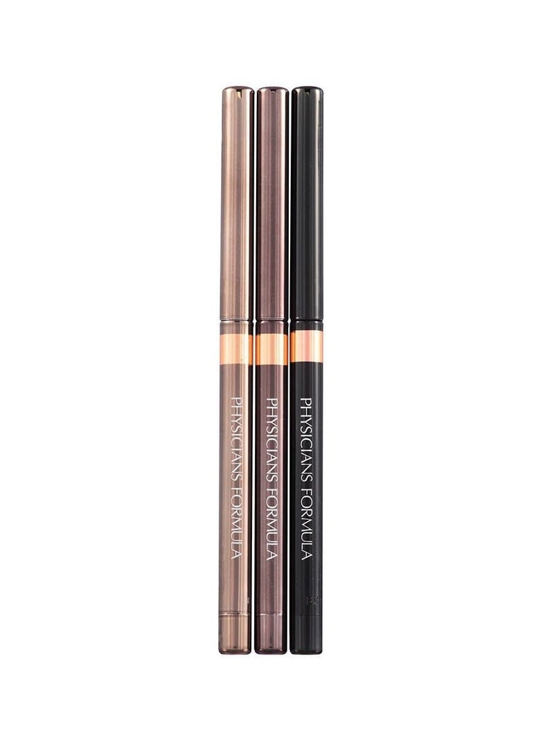 Physician's Formula Shimmer Strips Custom Eye Enhancing Eyeliner Trio Set of 3 Eyeliners for a Natural Nude Look Long wearing Waterproof Formula for Sensitive Eyes and Contact Lens Wearers Brown - Image 1