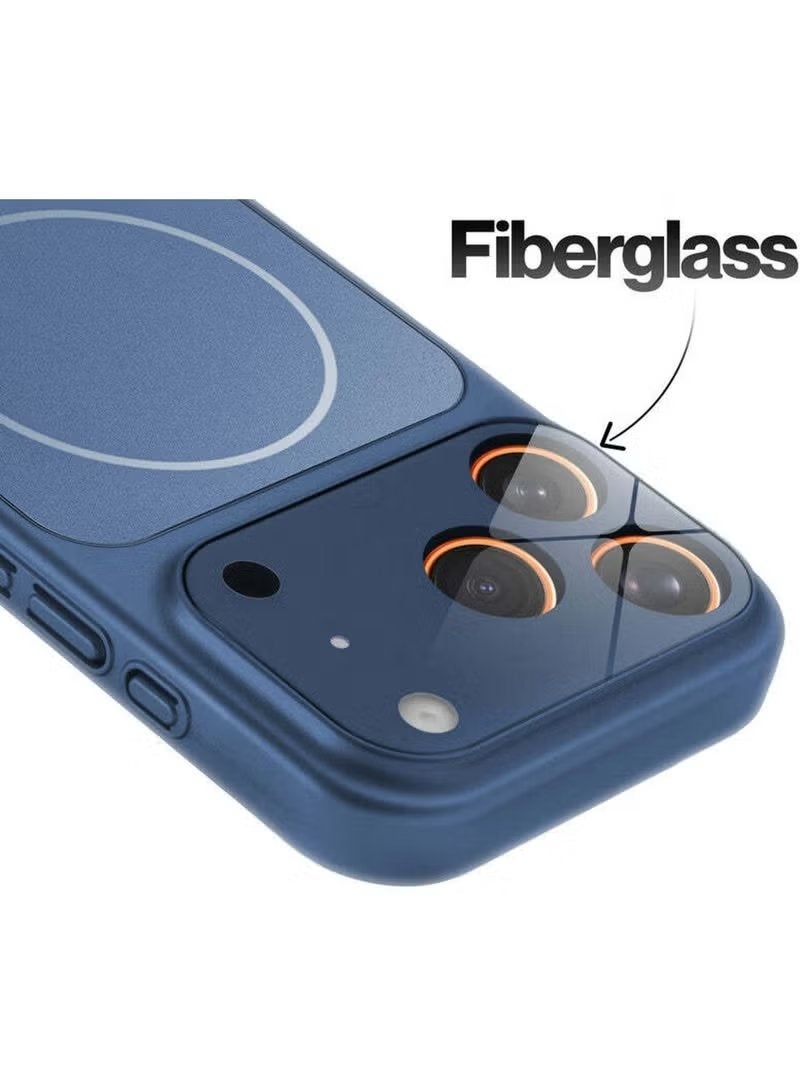 ELTRAZONE iPhone 17 Pro Max 6.9-Inch Slim Matte Glass Magnetic MagSafe Compatible Case with Shockproof Protection, Anti-Fingerprint and Anti-Scratch Coating, Built-In Camera Lens Protector, Durable Full Body Protective Cover for iPhone 17 Pro Max - Image 4