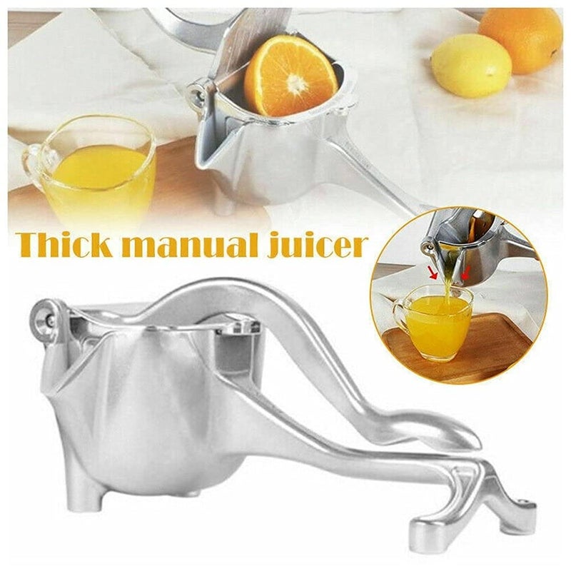 Atharved Heavy Duty Hand Press Metal Lime Juicer Aluminium Manual Fruit Juicer Orange Juicer Juicer Instant For all Fruits Orange Juicer Multipurpose Heavy Duty Silver - Image 5