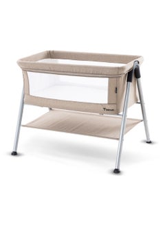 TEKNUM Sleepzen 2 Bedside Crib Bassinet - Ivory  - Image 1