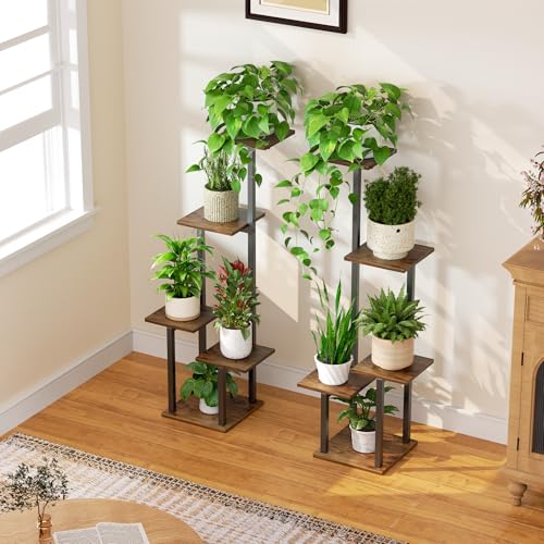 LATIBELL Plant Stand Indoor with Grow Light - 2 Pack Metal Plant Shelf for Indoor Plants Multiple, 5 Tiered Corner Plant Stand Shelves, Plant Rack Display Flower Holder for Living Room Patio Balcony - Image 5