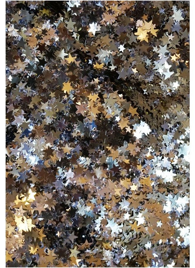 KARIZMA - Superstar Glitter. 10g Chunky Face Glitter, Hair Glitter, Eye Glitter and Body Glitter for Women. Rave Glitter, Festival Accessories, Cosmetic Glitter Makeup. Loose Glitter Set - Image 1