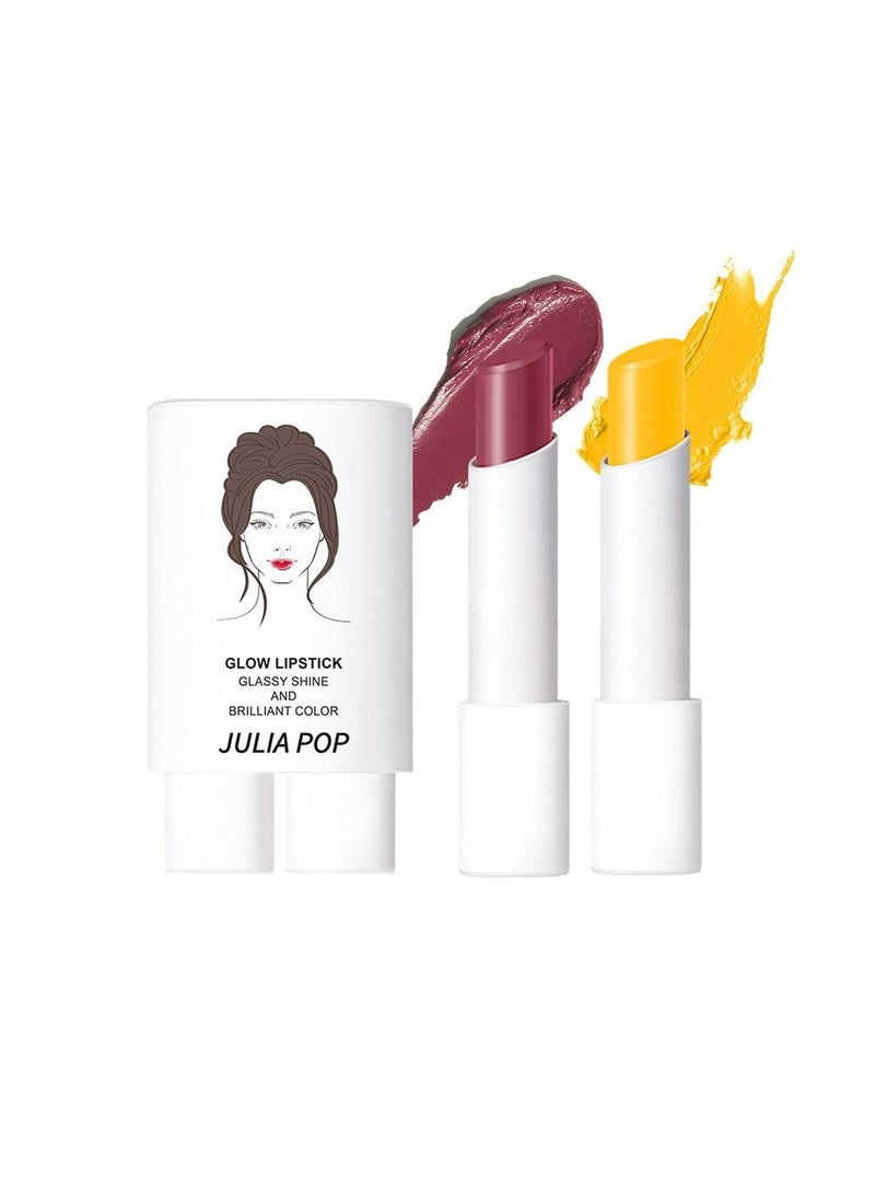 جوليا بوب أحمر شفاه متوهج - لمعان أنيق ولون لامع - Image 1