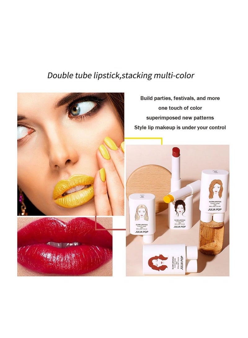 جوليا بوب أحمر شفاه متوهج - لمعان أنيق ولون لامع - Image 4