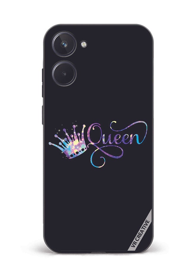 VR CREATIVE Protective Case Cover For Realme 10 Queen Design Multicolour - Image 1