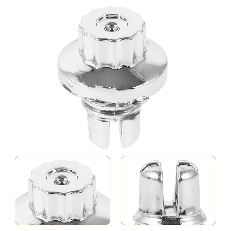 Yardwe 5pcs Silver Wheel Lug Nuts Steel Decorative Car Tire Lug Nuts Replacement for Cars and Trailers Automotive Wheel Accessories - Image 4